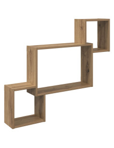 Scaffale da parete A parete Marrone 91,5 x 15 x 76 cm