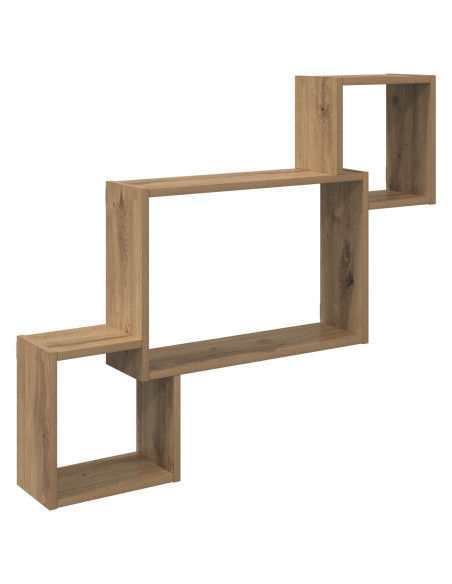 Scaffale da parete A parete Marrone 91,5 x 15 x 76 cm