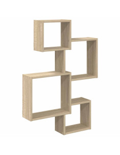 Mensole Cubo da Parete A parete Marrone 64 x 13,5 x 91,5 cm