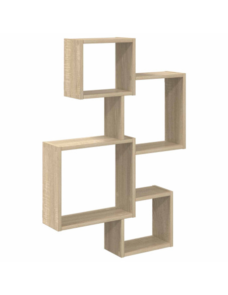Mensole Cubo da Parete A parete Marrone 64 x 13,5 x 91,5 cm