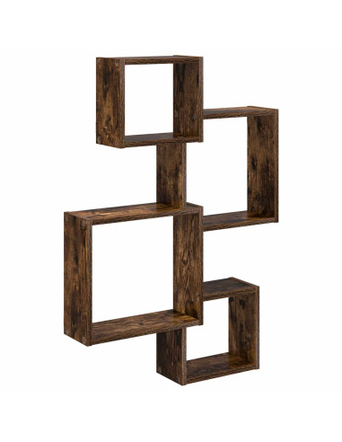 Mensole Cubo da Parete A parete Marrone 64 x 13,5 x 91,5 cm