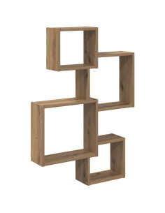Mensole Cubo da Parete A parete Marrone 64 x 13,5 x 91,5 cm