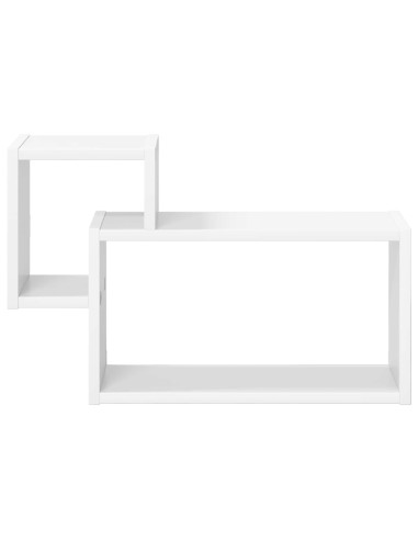 Scaffale da parete A parete Bianco 55 x 15 x 35 cm
