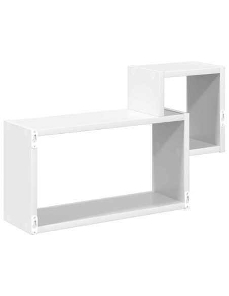 Scaffale da parete A parete Bianco 55 x 15 x 35 cm