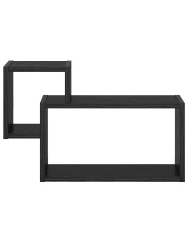 Scaffale da parete A parete Nero 55 x 15 x 35 cm