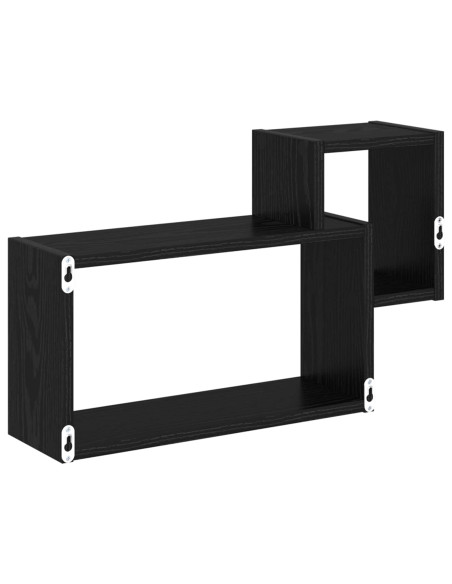 Scaffale da parete A parete Nero 55 x 15 x 35 cm