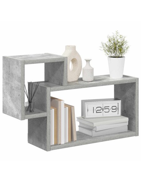 Scaffale da parete A parete Grigio 55 x 15 x 35 cm