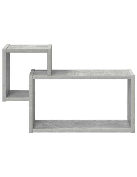 Scaffale da parete A parete Grigio 55 x 15 x 35 cm