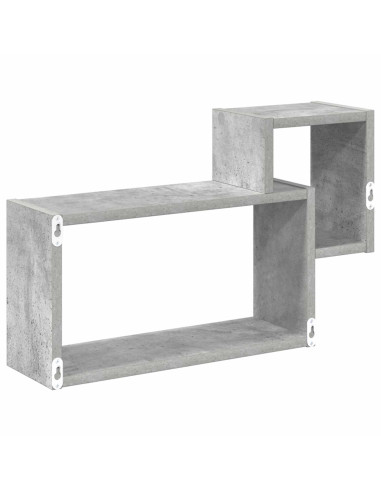 Scaffale da parete A parete Grigio 55 x 15 x 35 cm