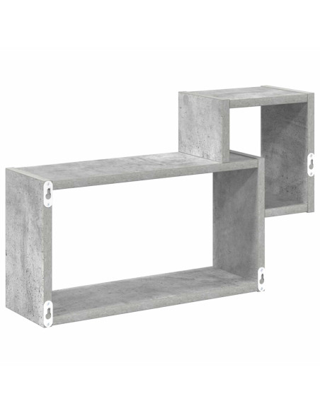 Scaffale da parete A parete Grigio 55 x 15 x 35 cm