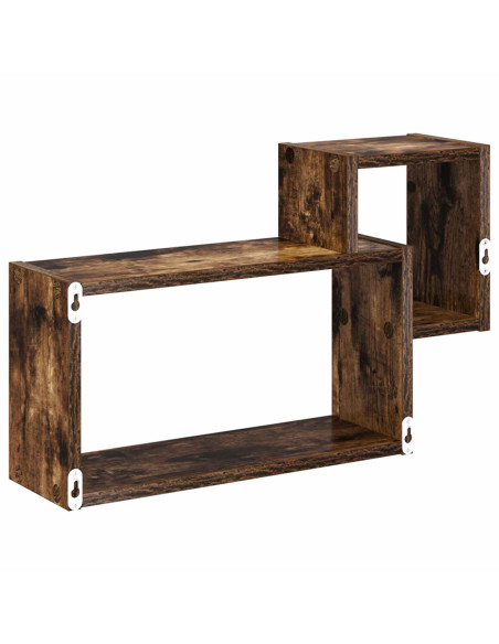 Scaffale da parete A parete Marrone 55 x 15 x 35 cm