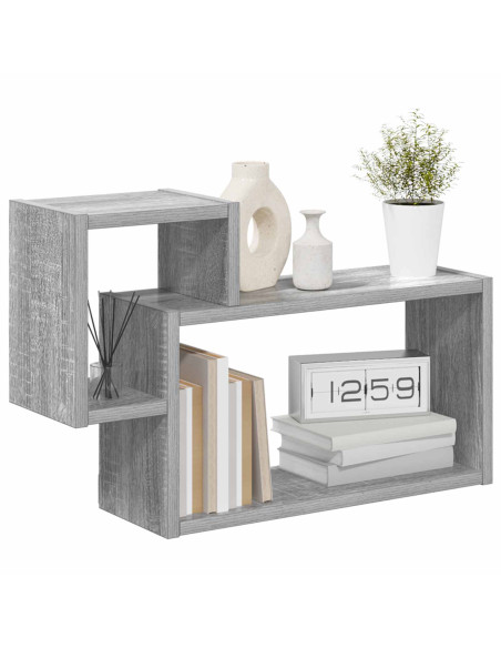 Scaffale da parete A parete Grigio 55 x 15 x 35 cm