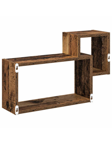 Scaffale da parete A parete Marrone 55 x 15 x 35 cm