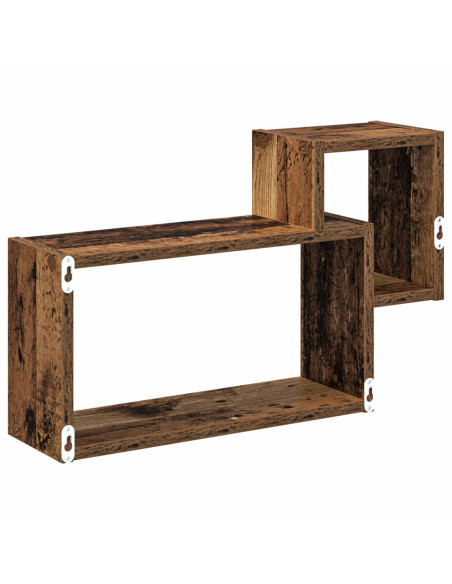 Scaffale da parete A parete Marrone 55 x 15 x 35 cm