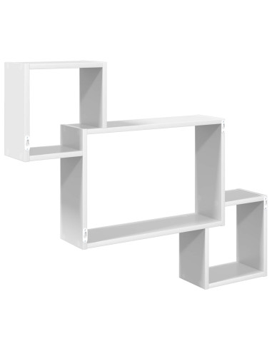 Scaffale da parete A parete Bianco 91,5 x 15 x 76 cm