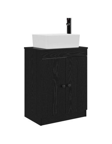 Mobile da bagno con lavabo Nero 54 x 35 x 83 cm