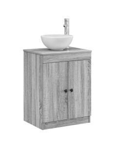 Mobile da Bagno Sonoma grigio 54 x 41 x 70 cm 2