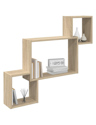 Scaffale da parete A parete Marrone 91,5 x 15 x 76 cm