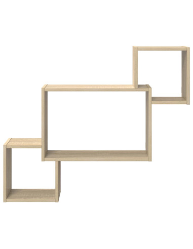 Scaffale da parete A parete Marrone 91,5 x 15 x 76 cm