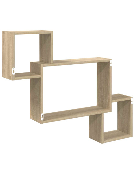 Scaffale da parete A parete Marrone 91,5 x 15 x 76 cm
