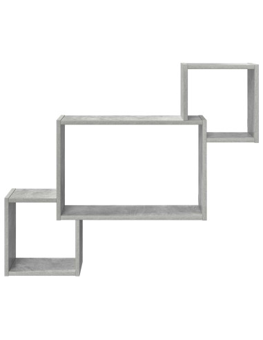 Scaffale da parete A parete Grigio 91,5 x 15 x 76 cm