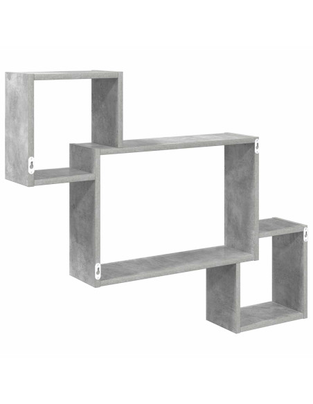 Scaffale da parete A parete Grigio 91,5 x 15 x 76 cm