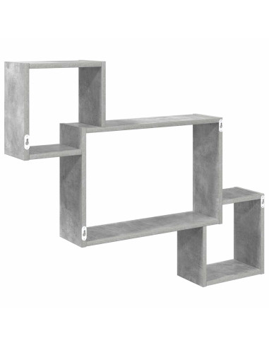 Scaffale da parete A parete Grigio 91,5 x 15 x 76 cm