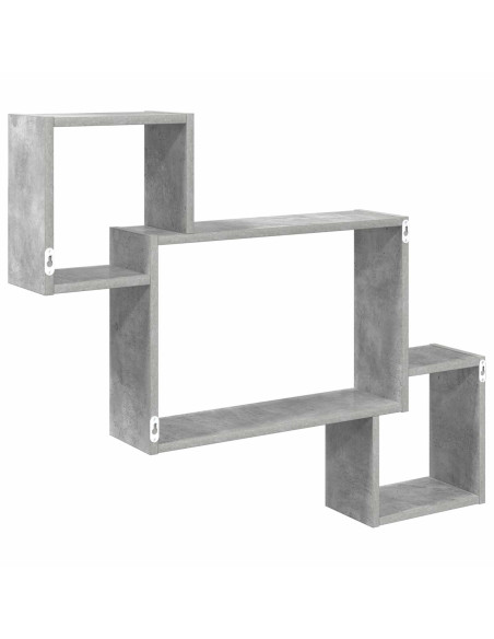 Scaffale da parete A parete Grigio 91,5 x 15 x 76 cm
