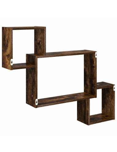 Scaffale da parete A parete Marrone 91,5 x 15 x 76 cm