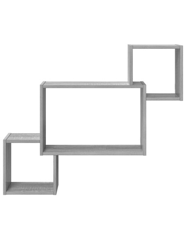 Scaffale da parete A parete Grigio 91,5 x 15 x 76 cm