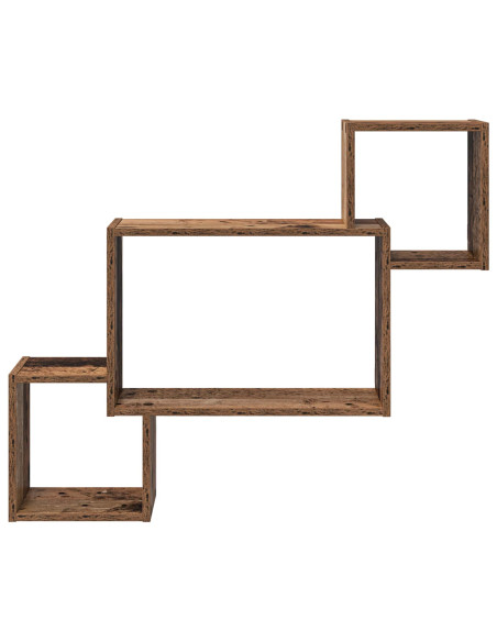 Scaffale da parete A parete Marrone 91,5 x 15 x 76 cm