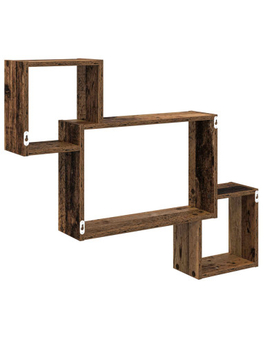 Scaffale da parete A parete Marrone 91,5 x 15 x 76 cm