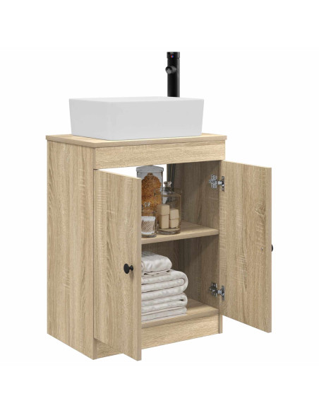 Mobile da bagno con lavabo Rovere Sonoma 54 x 35 x 83 cm