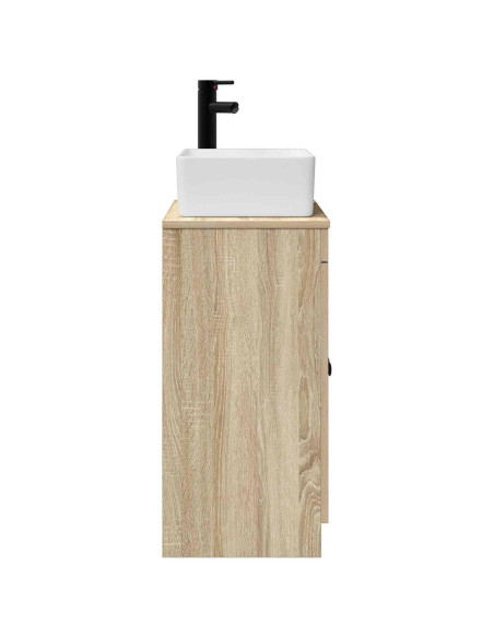 Mobile da bagno con lavabo Rovere Sonoma 54 x 35 x 83 cm