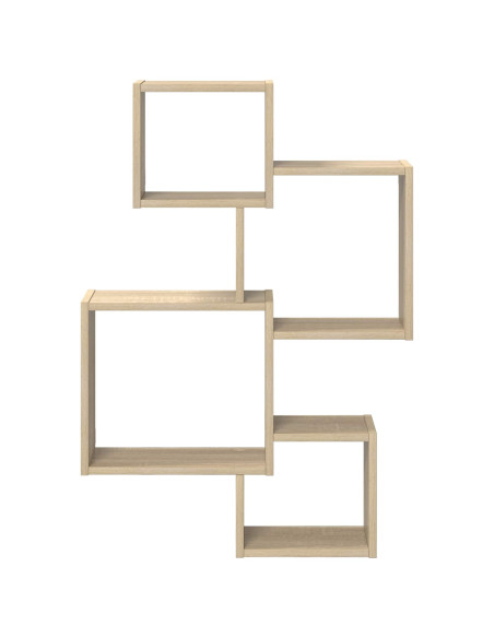 Mensole Cubo da Parete A parete Marrone 64 x 13,5 x 91,5 cm