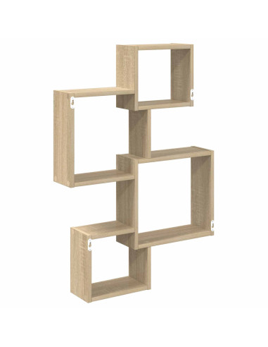 Mensole Cubo da Parete A parete Marrone 64 x 13,5 x 91,5 cm