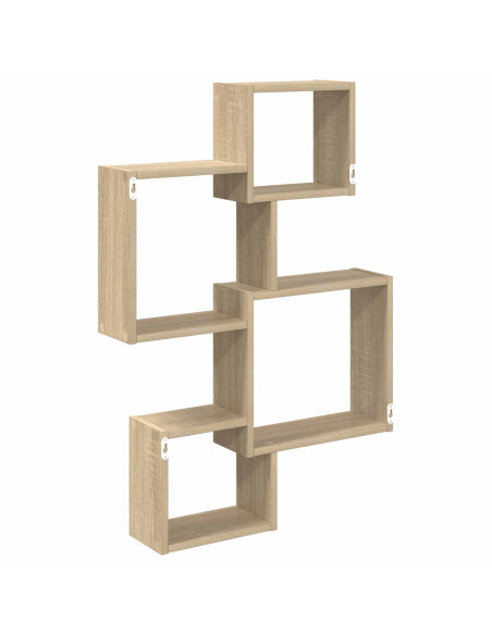 Mensole Cubo da Parete A parete Marrone 64 x 13,5 x 91,5 cm