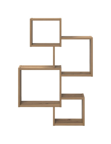 Mensole Cubo da Parete A parete Marrone 64 x 13,5 x 91,5 cm