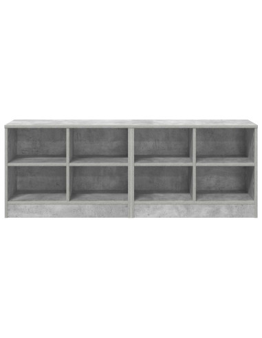Armadietto per letto 2 pcs Grigio Cemento 66 x 33 x 48 cm