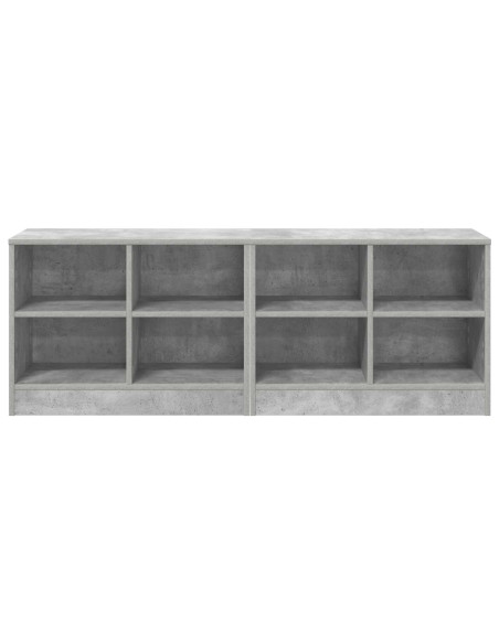 Armadietto per letto 2 pcs Grigio Cemento 66 x 33 x 48 cm