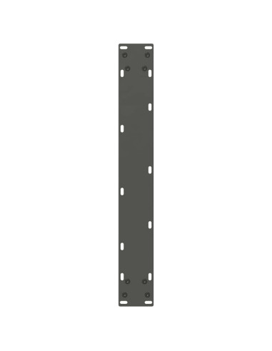 Gambe per tavolo da pranzo a forma di U 2 pz Antracite 60x(72-73) cm Acciaio