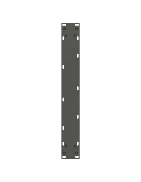 Gambe per tavolo da pranzo a forma di U 2 pz Antracite 60x(72-73) cm Acciaio