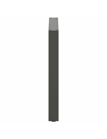 Gambe per tavolo da pranzo a forma di U 2 pz Antracite 80x(72-73) cm Acciaio