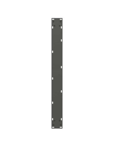 Gambe per tavolo da pranzo a forma di U 2 pz Antracite 80x(72-73) cm Acciaio