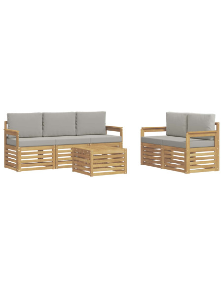 Set divani Legno di Acacia Massello
