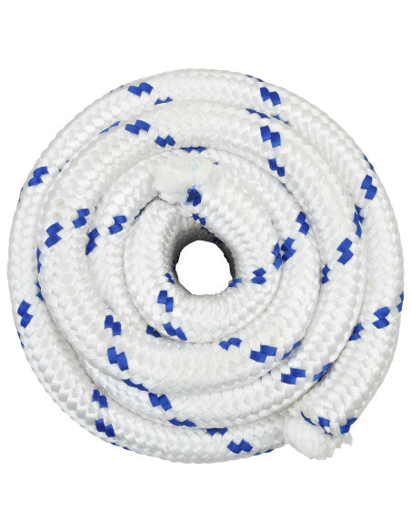 Corda da Barca 5 m 4 Bianco e Blu PP