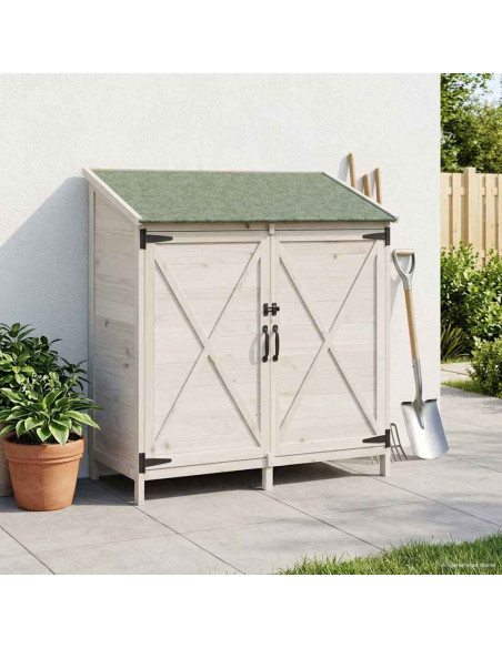 Capanno da Giardino Bianco 106 x 56 x 113,5 cm