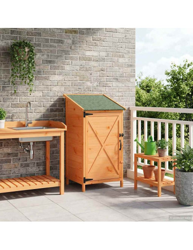 Capanno da Giardino Marrone 59,5 x 56 x 113,5 cm