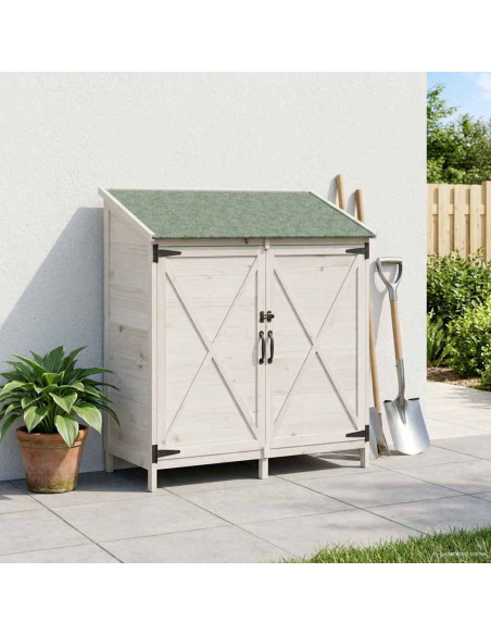 Capanno da Giardino Bianco 106 x 56 x 113,5 cm