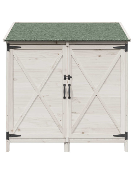 Capanno da Giardino Bianco 106 x 56 x 113,5 cm